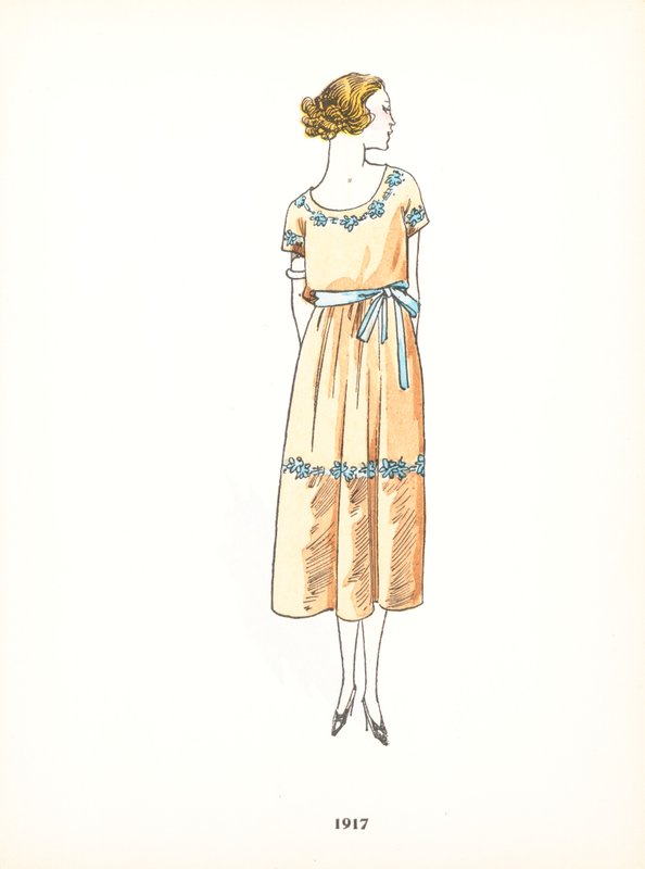 Moda femminile, 1917 da French School