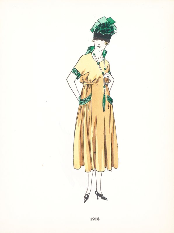 Moda femminile, 1918 da French School