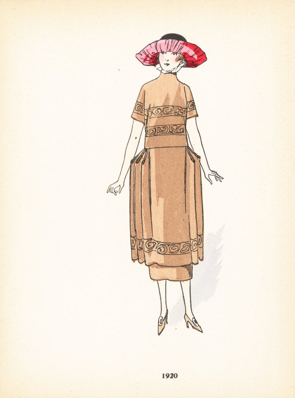 Moda femminile, 1920 da French School