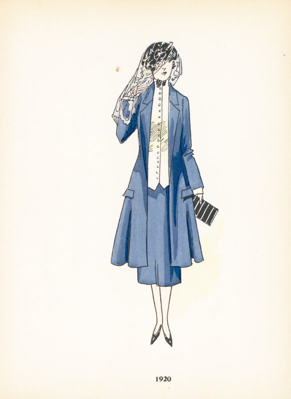 Moda femminile, 1920 da French School