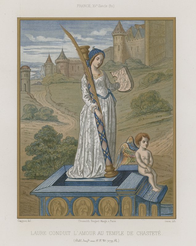 Laura al Tempio della Castità da French School