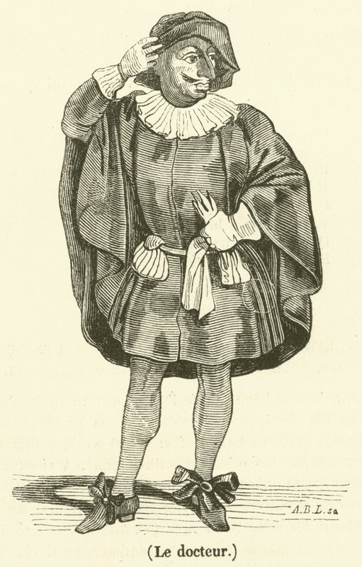 Il dottore (incisione) da French School