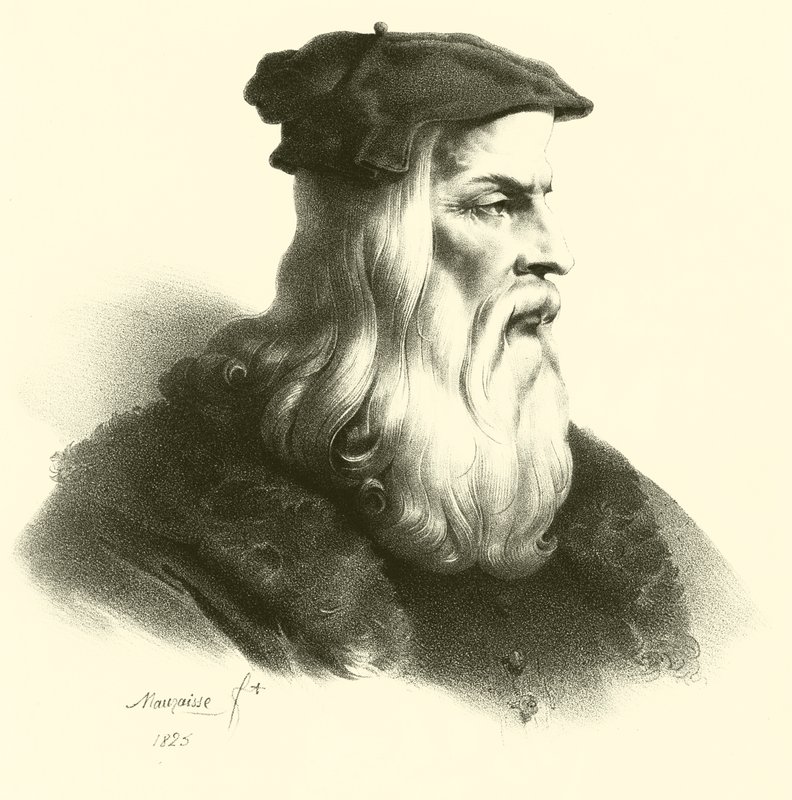 Ritratto di Leonardo Da Vinci da French School