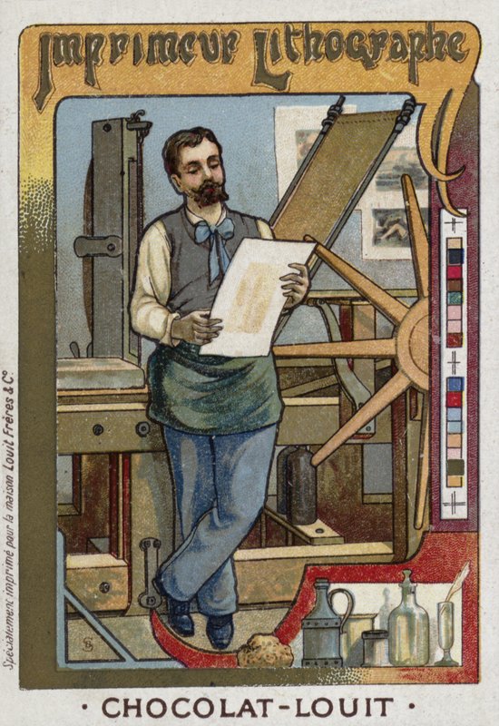 Stampatore litografico da French School