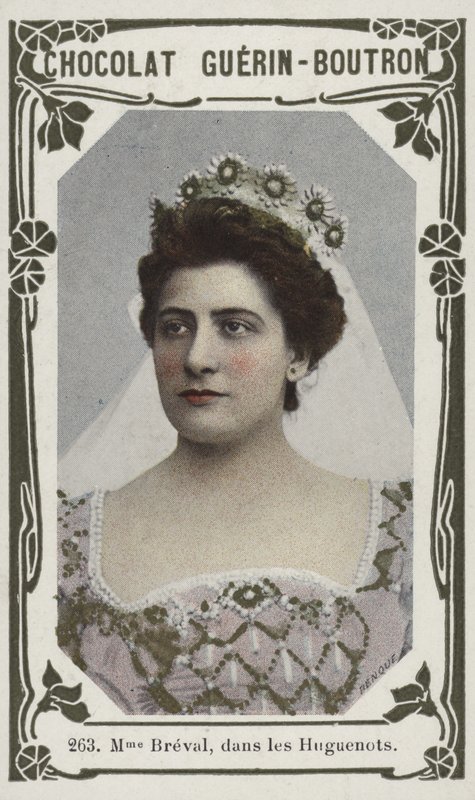 Madame Bréval, in Gli Ugonotti da French School