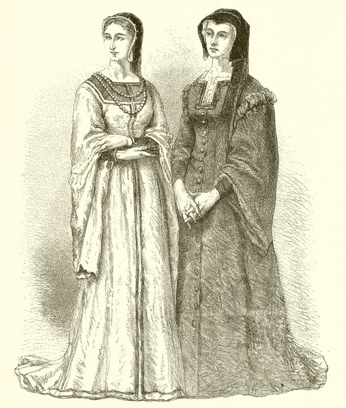 Margherita di Valois e Luisa di Savoia da French School