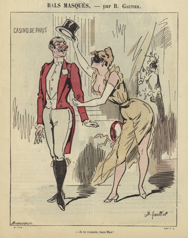 Ballo in maschera da French School