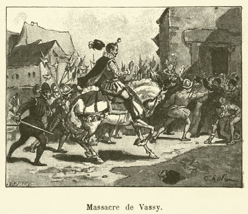 Massacro di Vassy da French School