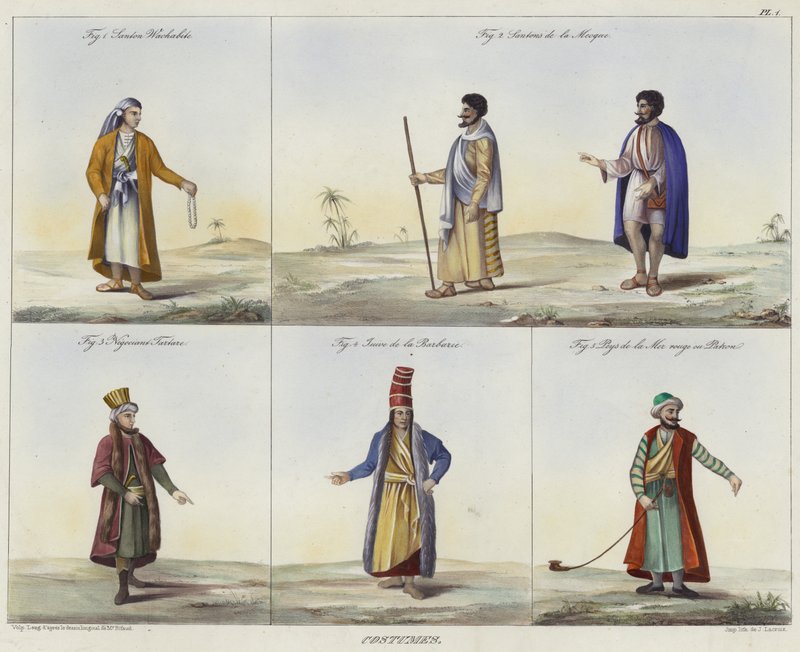 Costumi del Medio Oriente da French School