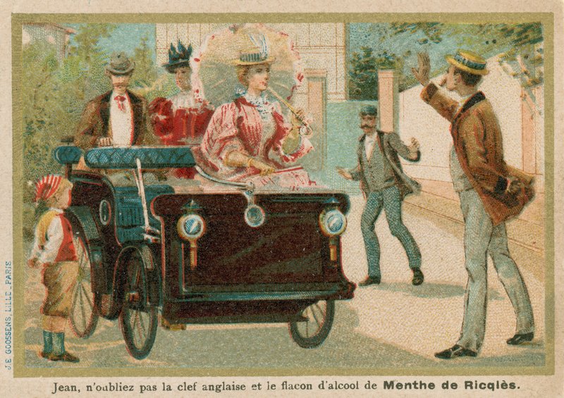 Scena di motori da French School