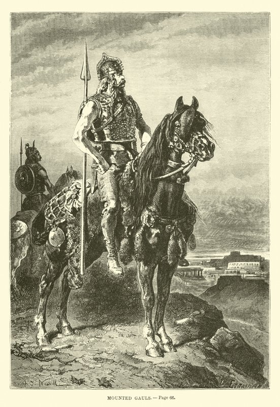 Galli a cavallo da French School