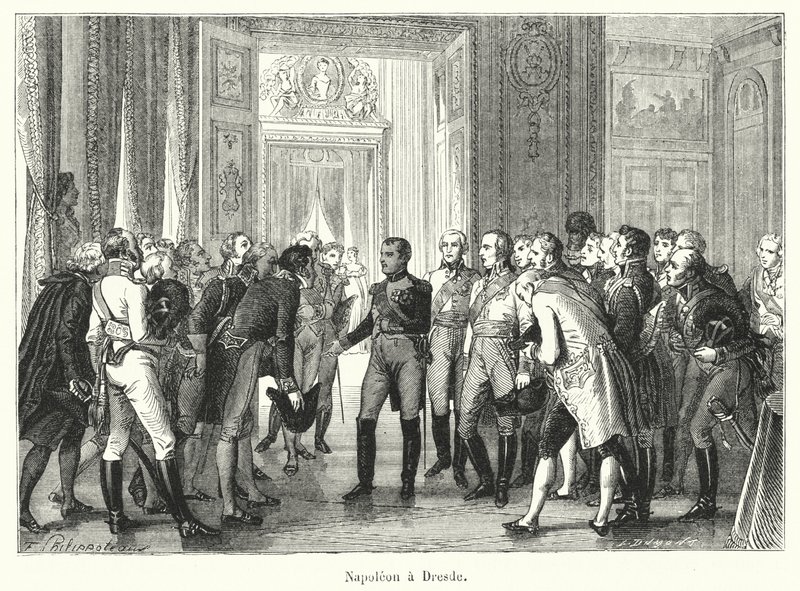 Napoleone a Dresda da French School