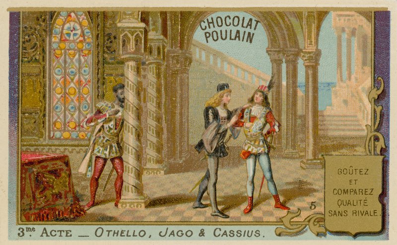 Otello, carta commerciale Chocolat Poulain da French School