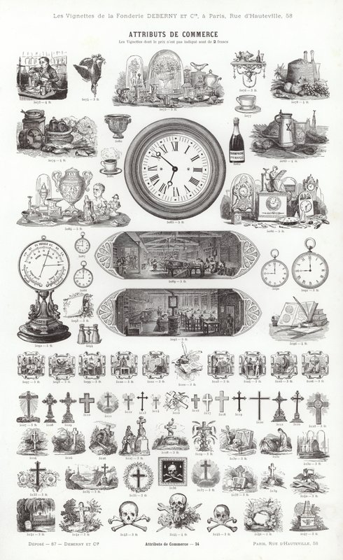 Pagina da Vignettes Typographiques da French School