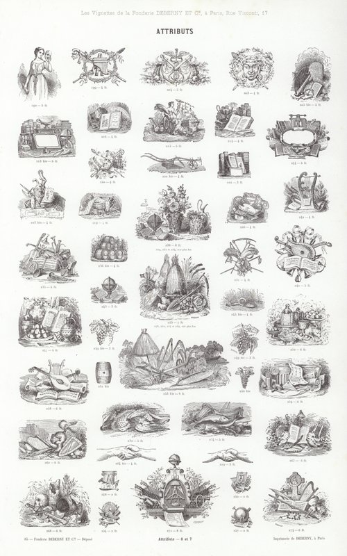 Pagina da Vignettes Typographiques da French School