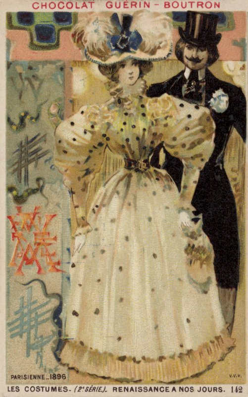 Mode parigine, 1896 da French School