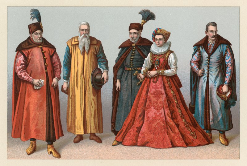 Costume polacco da French School