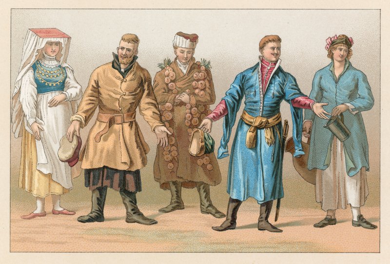Costume polacco da French School