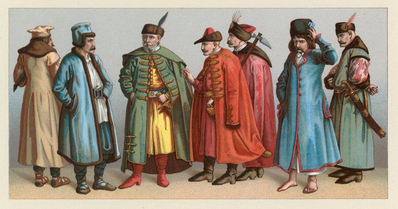 Costume polacco da French School