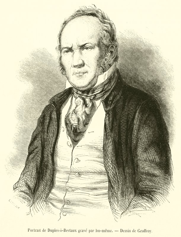Ritratto di Duplessi-Bertaux da French School