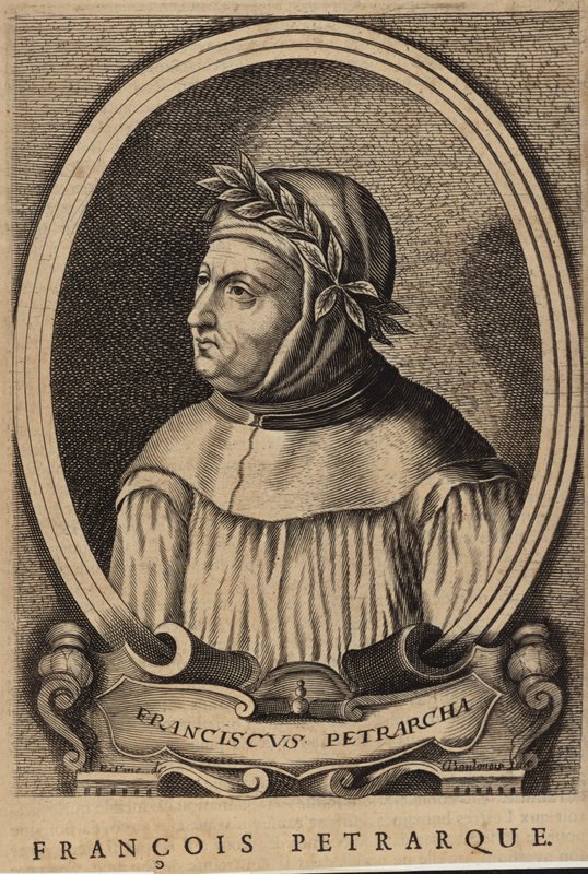 Ritratto di Francesco Petrarca da French School