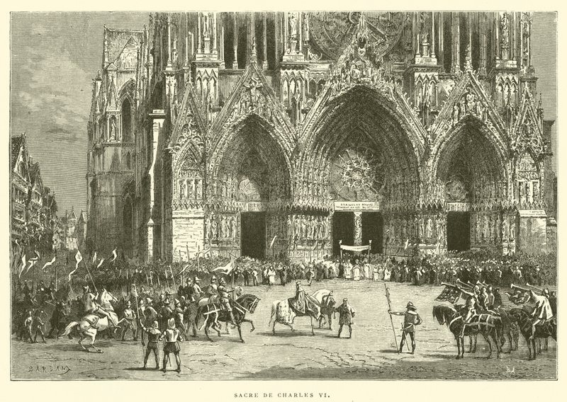 Incoronazione di Carlo VI da French School