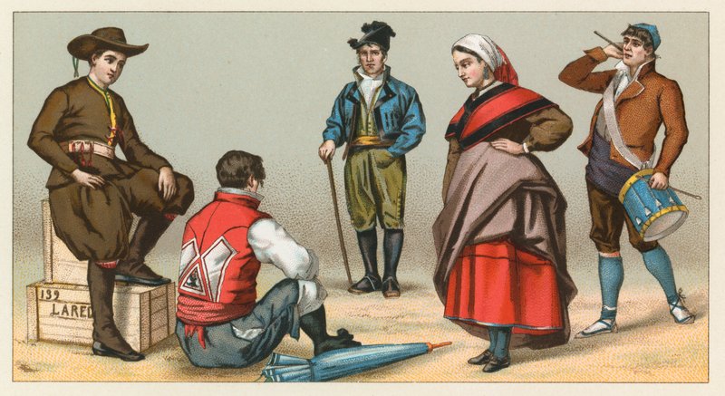 Costume spagnolo da French School