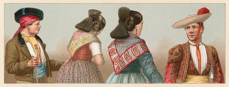 Costume spagnolo da French School