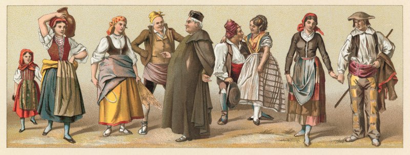 Costume spagnolo da French School