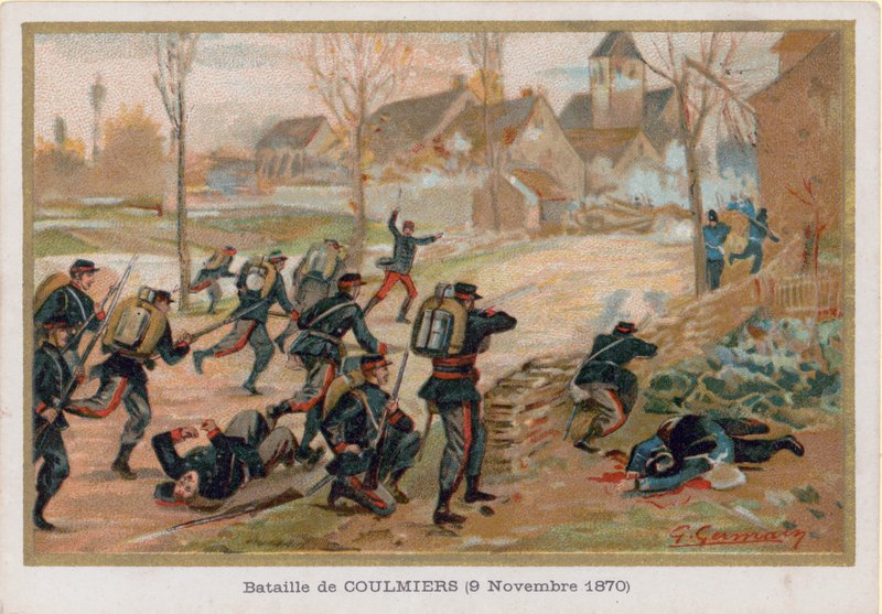 La battaglia di Coulmiers da French School