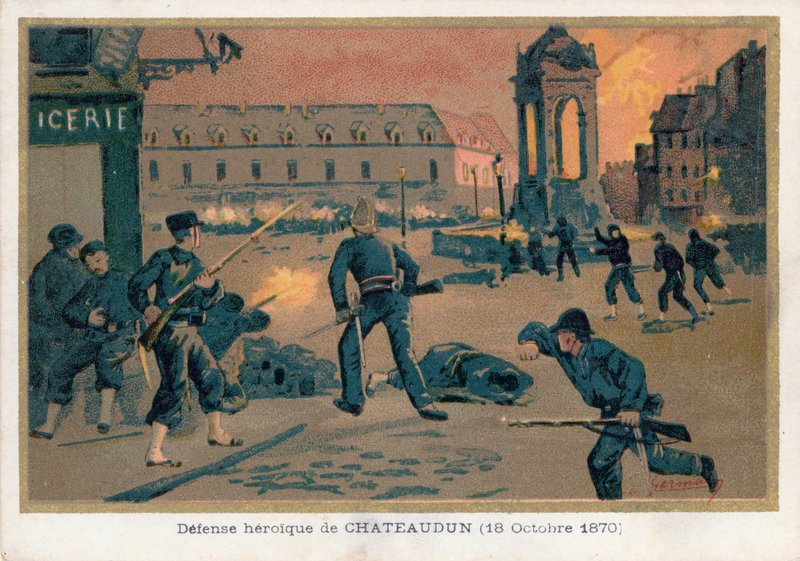 La difesa di Châteaudun da French School