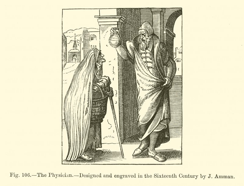 Il Medico (incisione) da French School