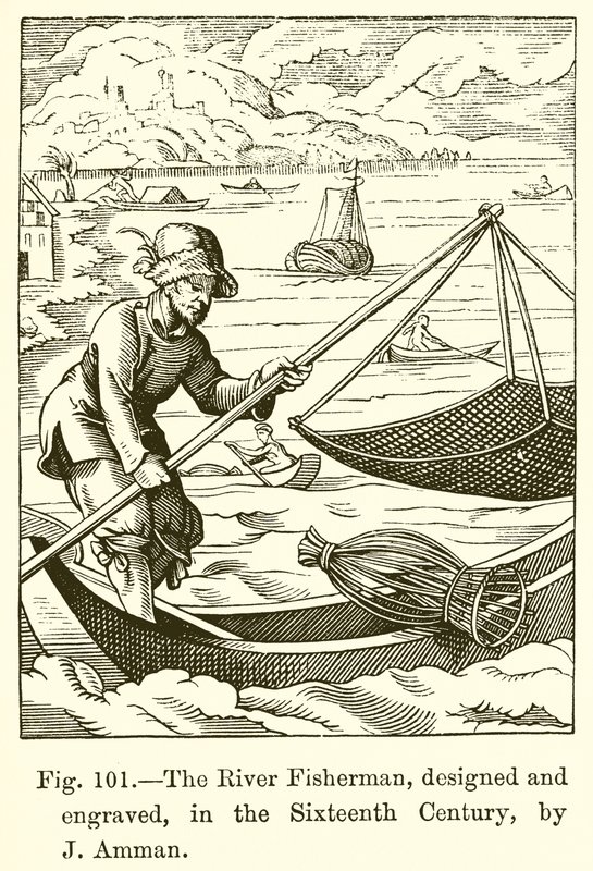 Il pescatore di fiume da French School