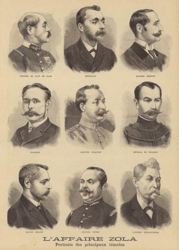 Il processo per diffamazione di Emile Zola da French School