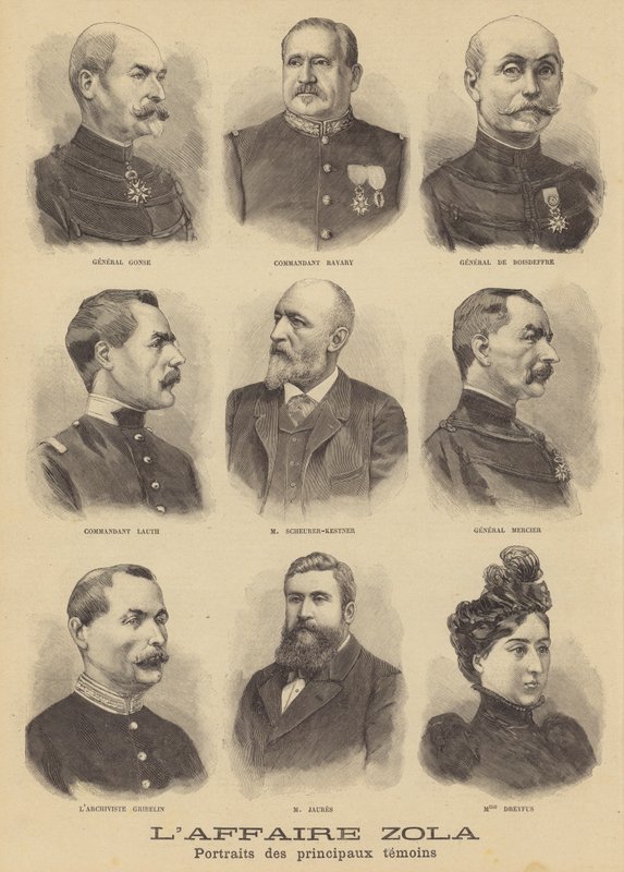 Il processo per diffamazione di Emile Zola da French School