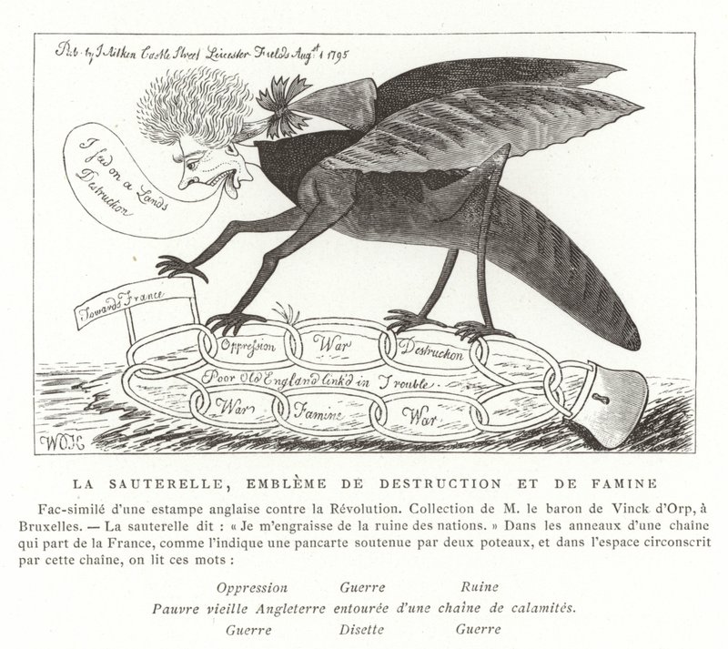 La locusta, emblema di distruzione e carestia da French School