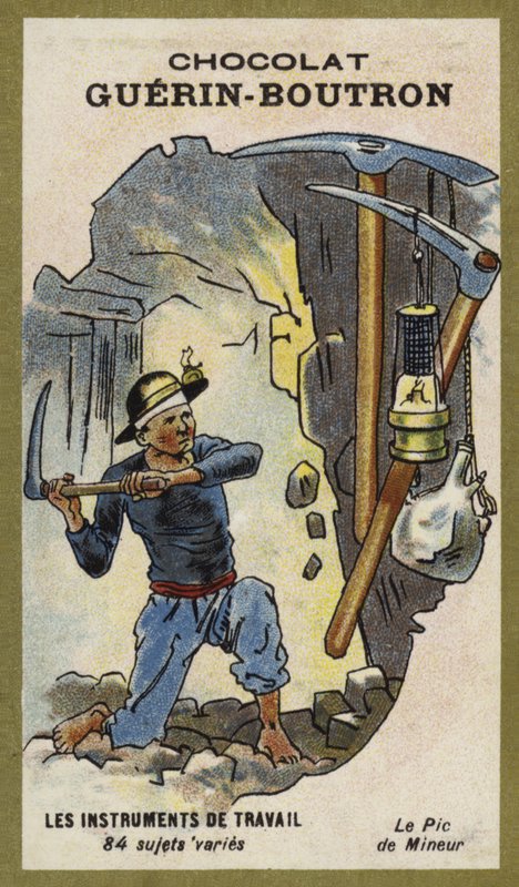 Piccone del minatore da French School
