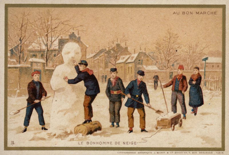 Il pupazzo di neve da French School