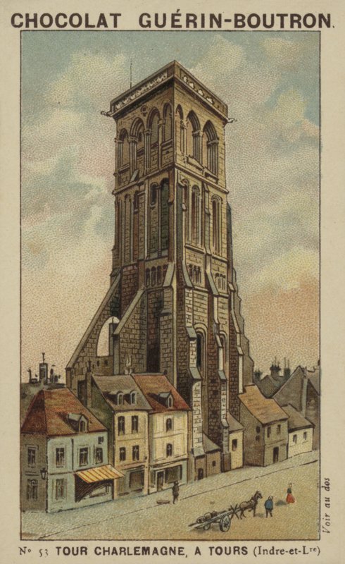 Torre di Carlo Magno, a Tours, Indre-et-Loire da French School
