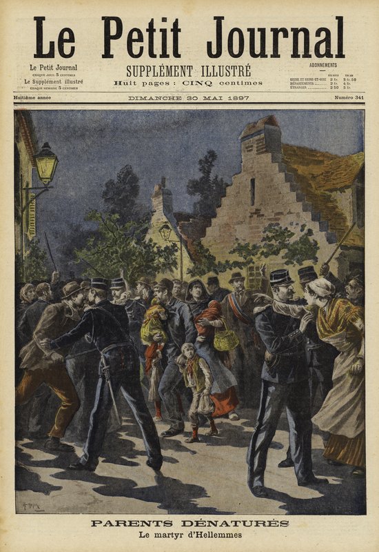 Genitori innaturali, Hellemmes, Francia, 1897 da French School