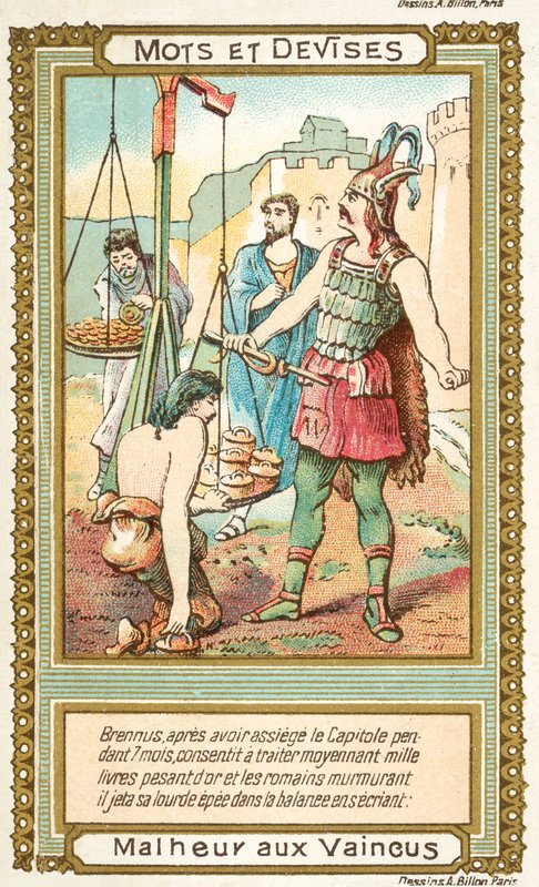 Vae Victis (Guai ai vinti) da French School