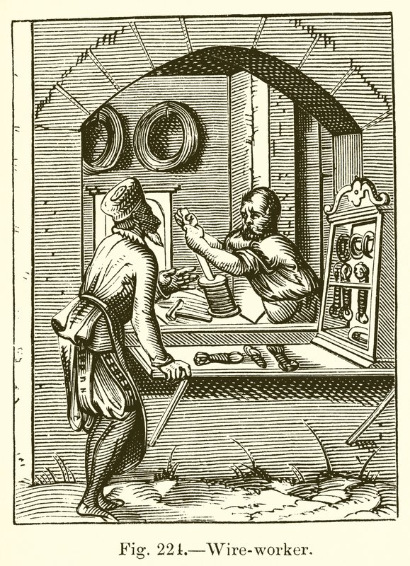 Lavoratore del filo da French School