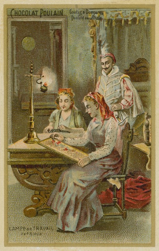 Lampada da lavoro, XV secolo da French School