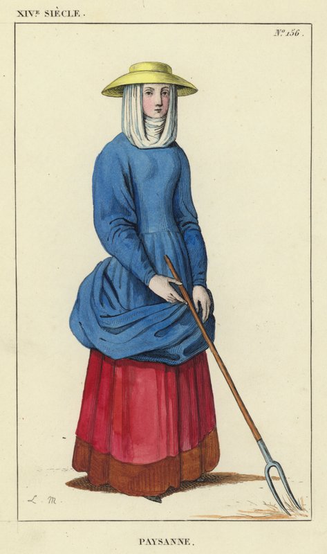 XIV Secolo, Contadina da French School
