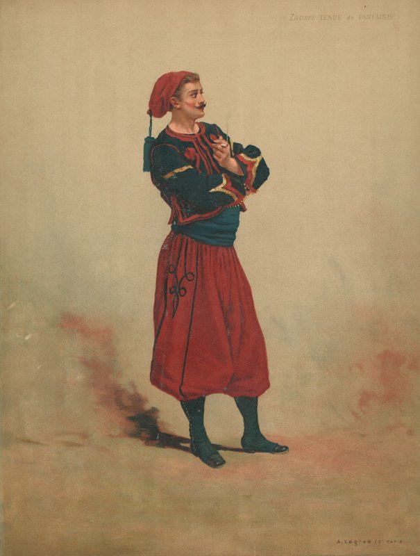 Zuavo Uniforme di Fantasia da French School