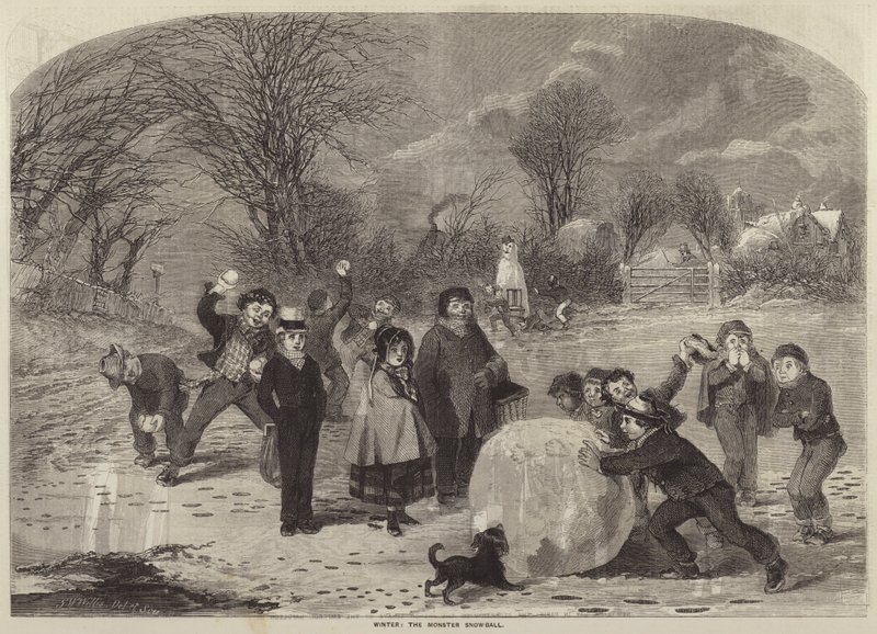 Inverno, la gigantesca palla di neve da G. W. Willis