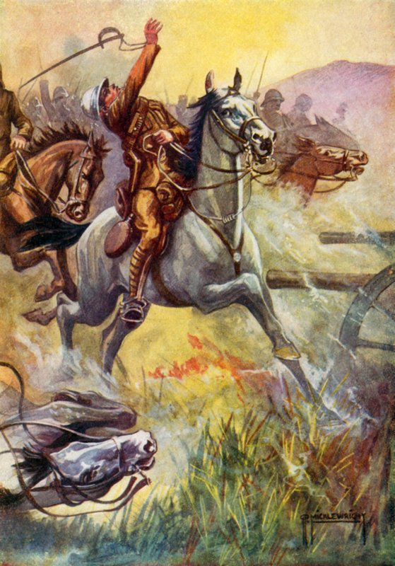 Illustrazione per Black Beauty (litografia a colori) da G.P. Micklewright