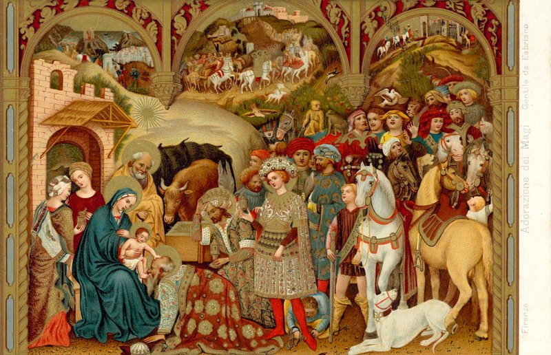 Adorazione dei Magi da Gentile da Fabriano