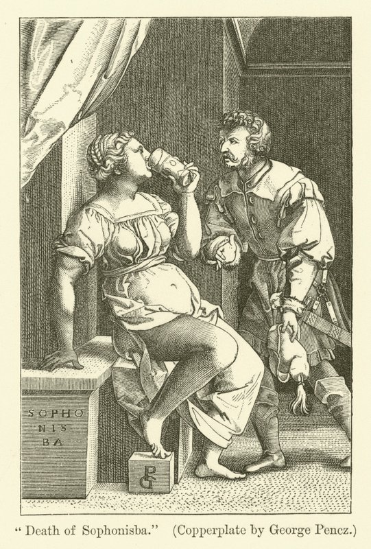 Morte di Sofonisba da Georg Pencz