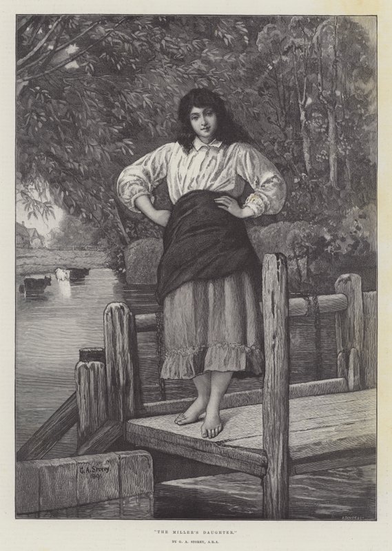 La figlia del mugnaio da George Adolphus Storey